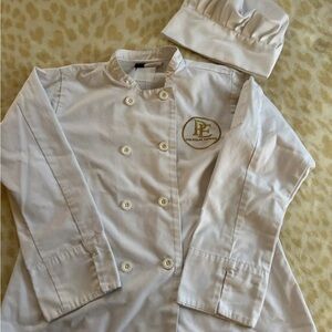 Polar Express White Chef Jacket with Hat